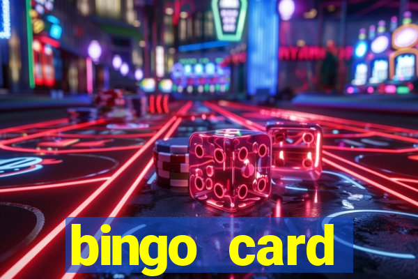 bingo card generator with pictures